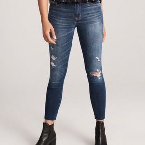 Abercrombie Harper Low Rise Super Skinny